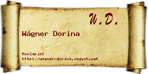 Wágner Dorina névjegykártya