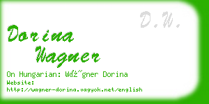 dorina wagner business card